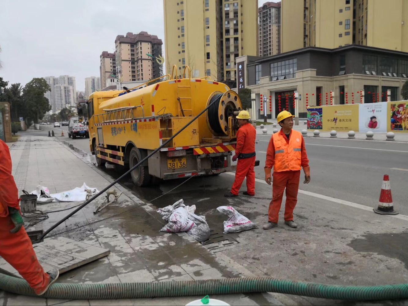 华州排污管道清淤-管道清洗